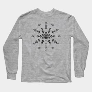 Starburst Polyhedral Dice Long Sleeve T-Shirt